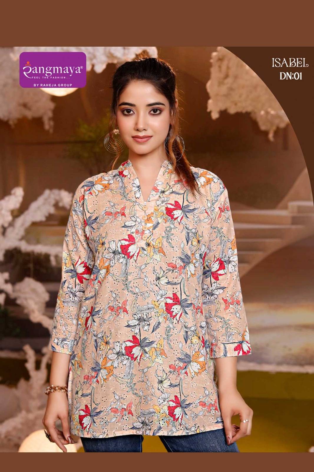 Isabel By Fashid 01 to 06 Series Designer Ethnic Wear Collection Chicken Tops At Wholesale Price